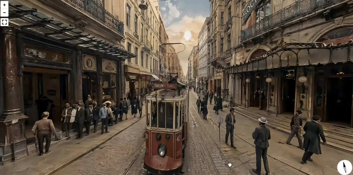 1900 Istiklal Street Panorama Prompt