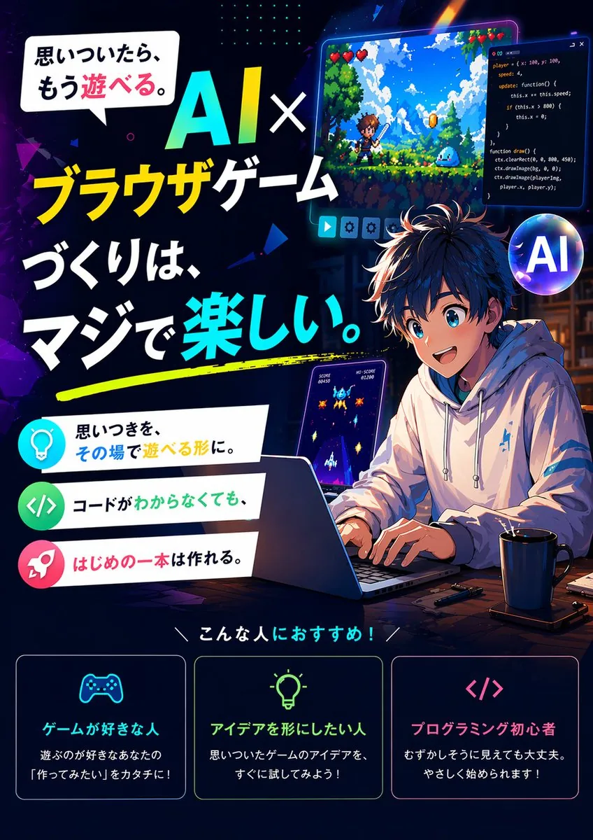 Browser Game Ad Creative Poster