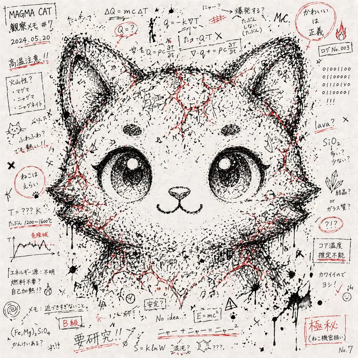 Chaos Notes Hidden Face Character Art