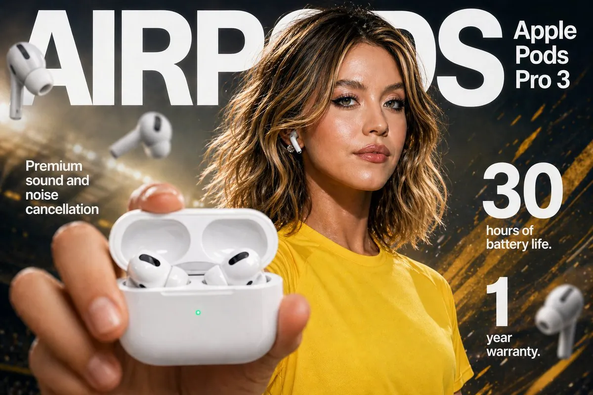 E-commerce Main Image - Earbuds E-commerce Infographic