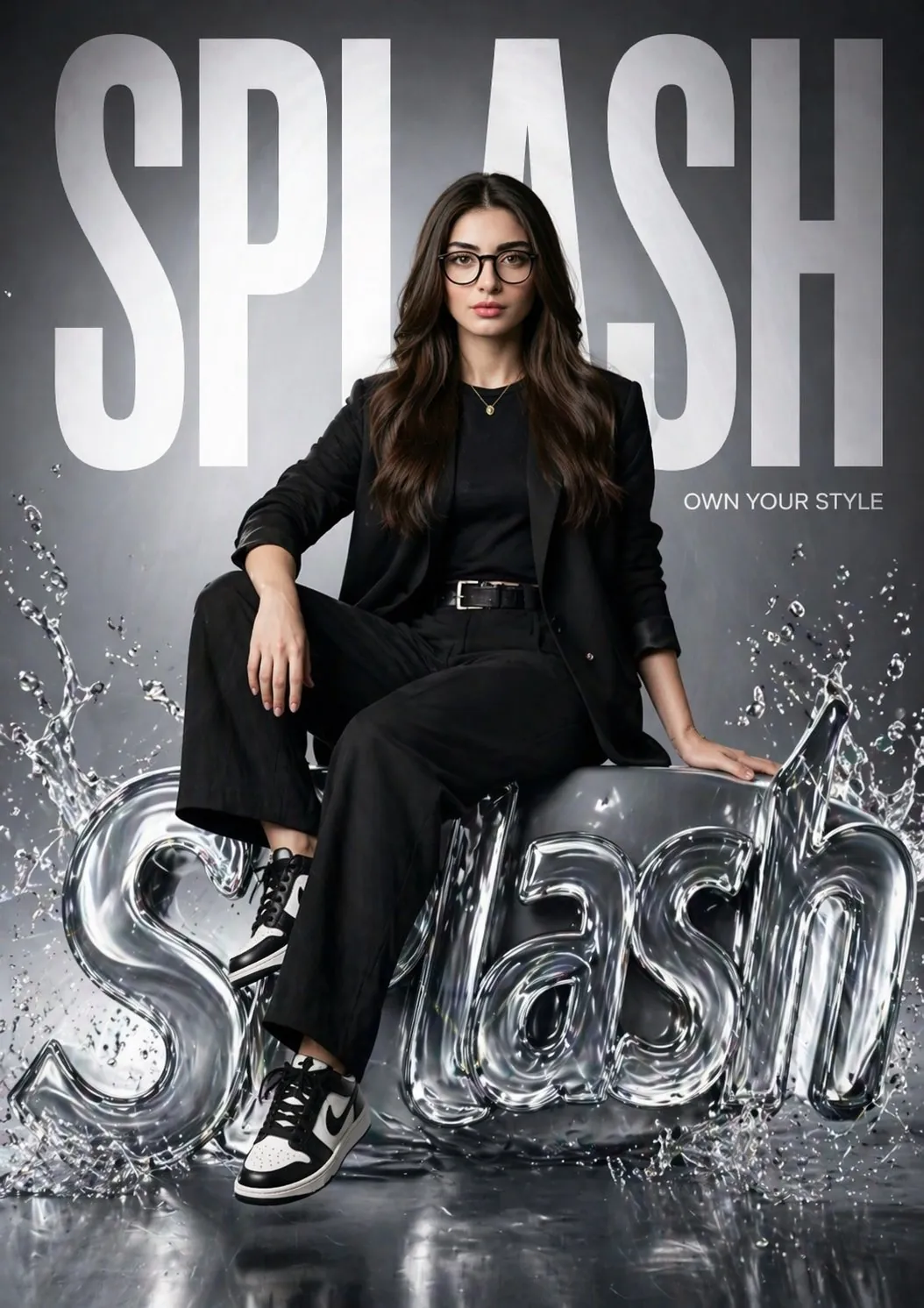 SPLASH Fashion Brand Hyper-Realistic Campaign Poster