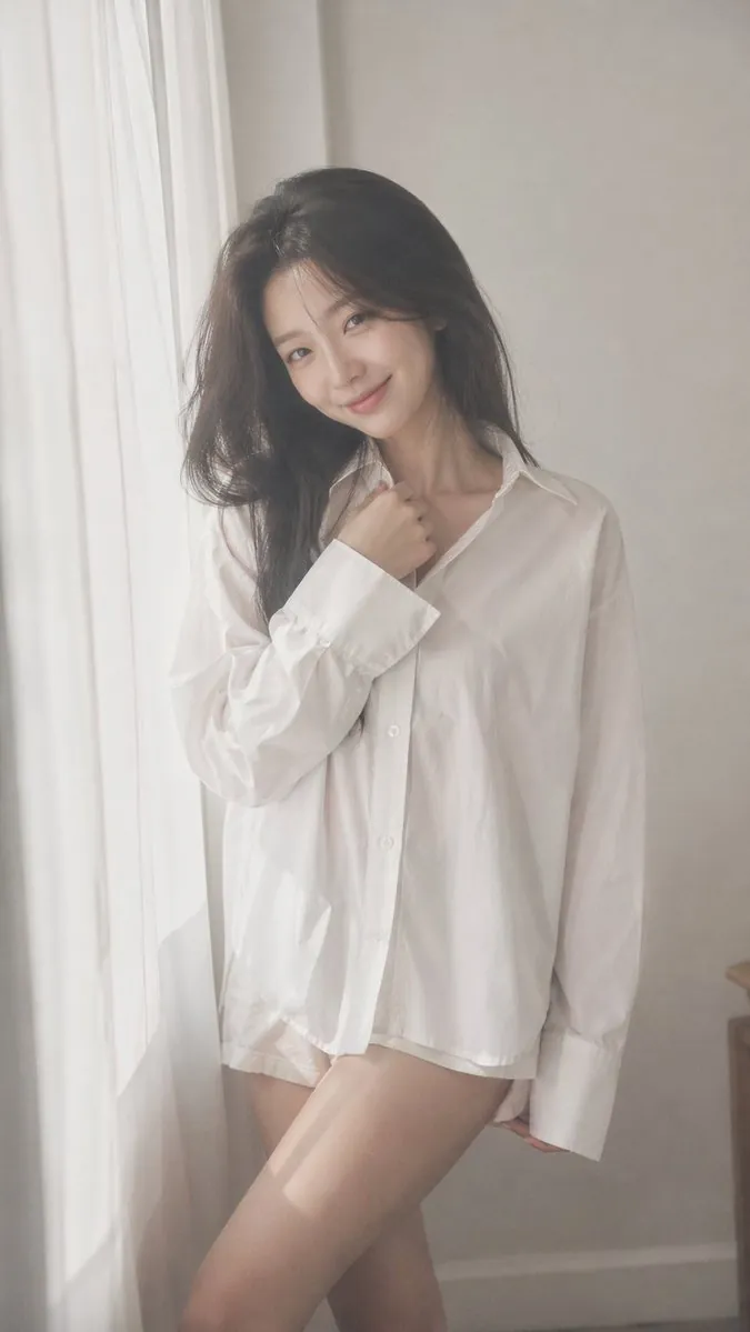 Soft Black Mist Idol Portrait